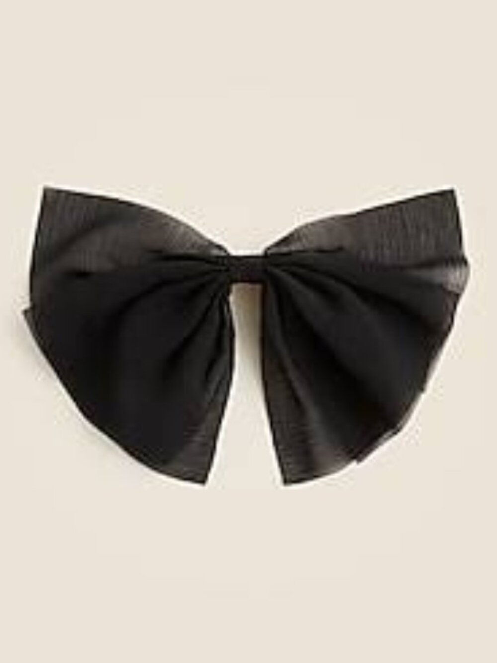 J. Crew Black Sheer Bow Hair Clip/NWT
